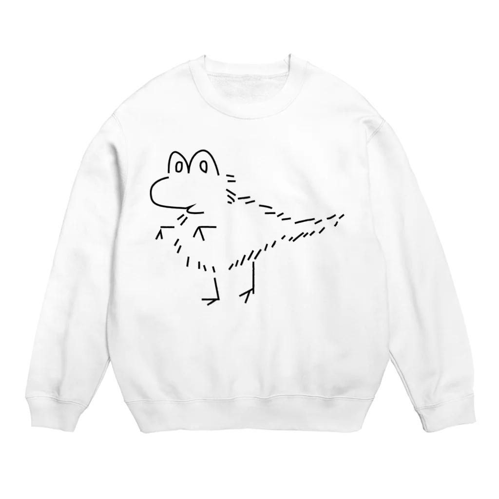 東海道中膝栗毛のきょうりゅうみたいないきもの Crew Neck Sweatshirt