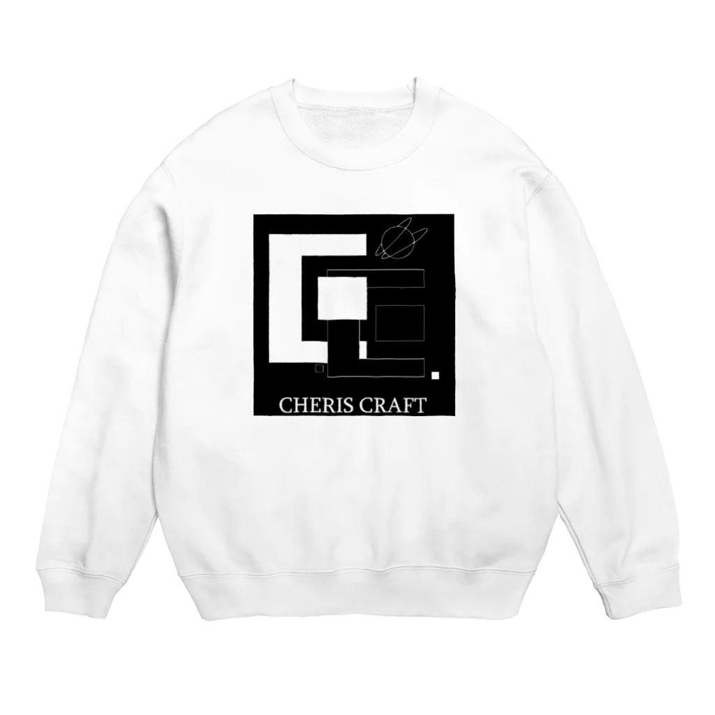 CherisCraft(ちぇりすくらふと）のCherisCraftロゴ Crew Neck Sweatshirt