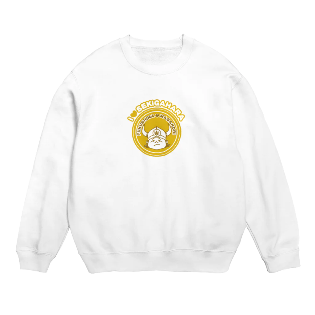 関ヶ原七武将❤️I LOVE Sekigaharaの福島まさのりくん Crew Neck Sweatshirt