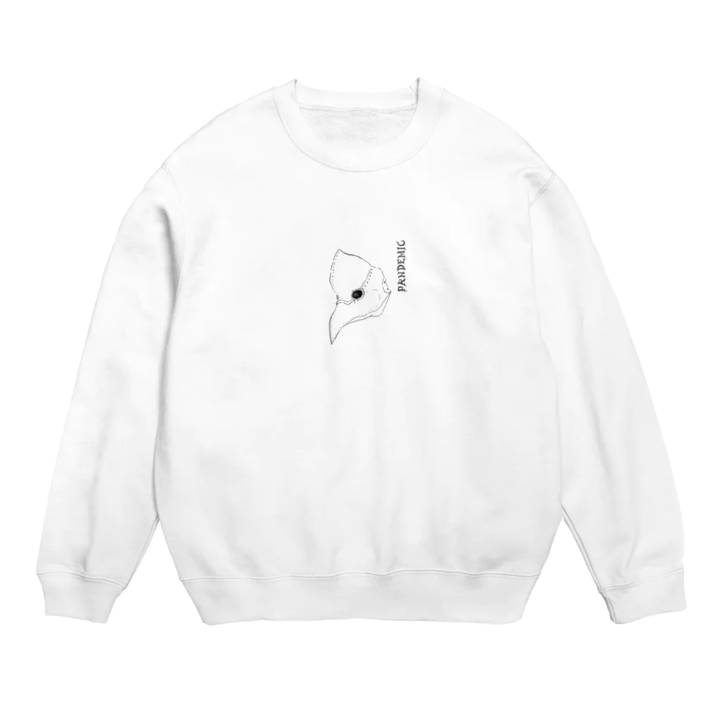 世紀末のペスト医師 Crew Neck Sweatshirt