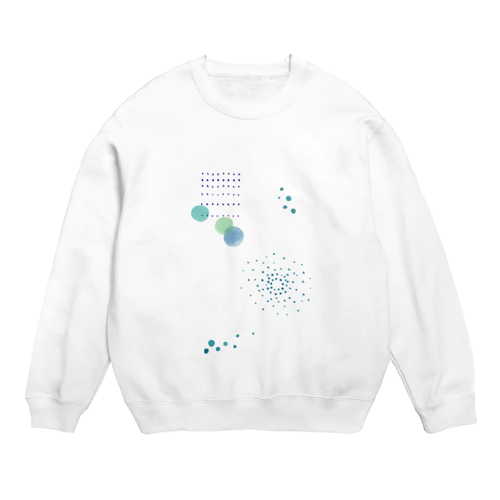 _mitoのWeather report …rainy Crew Neck Sweatshirt