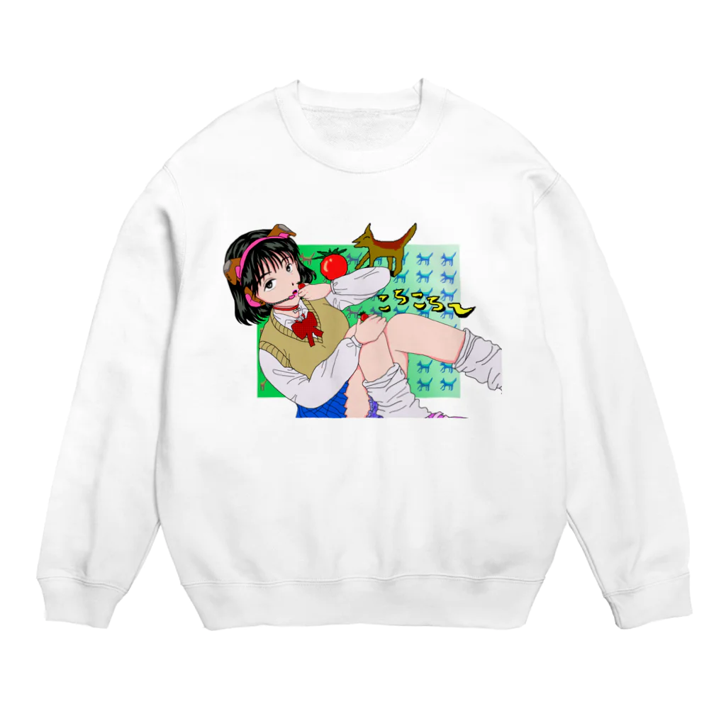 お茶の間デジタルKIDSのJK♡ぷちとまとシンドローム Crew Neck Sweatshirt