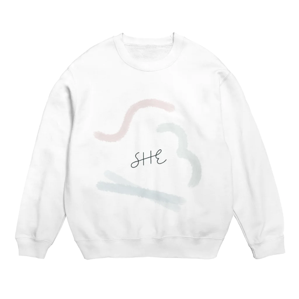 SHEGOODSの③あしらい_スウェット-2 Crew Neck Sweatshirt