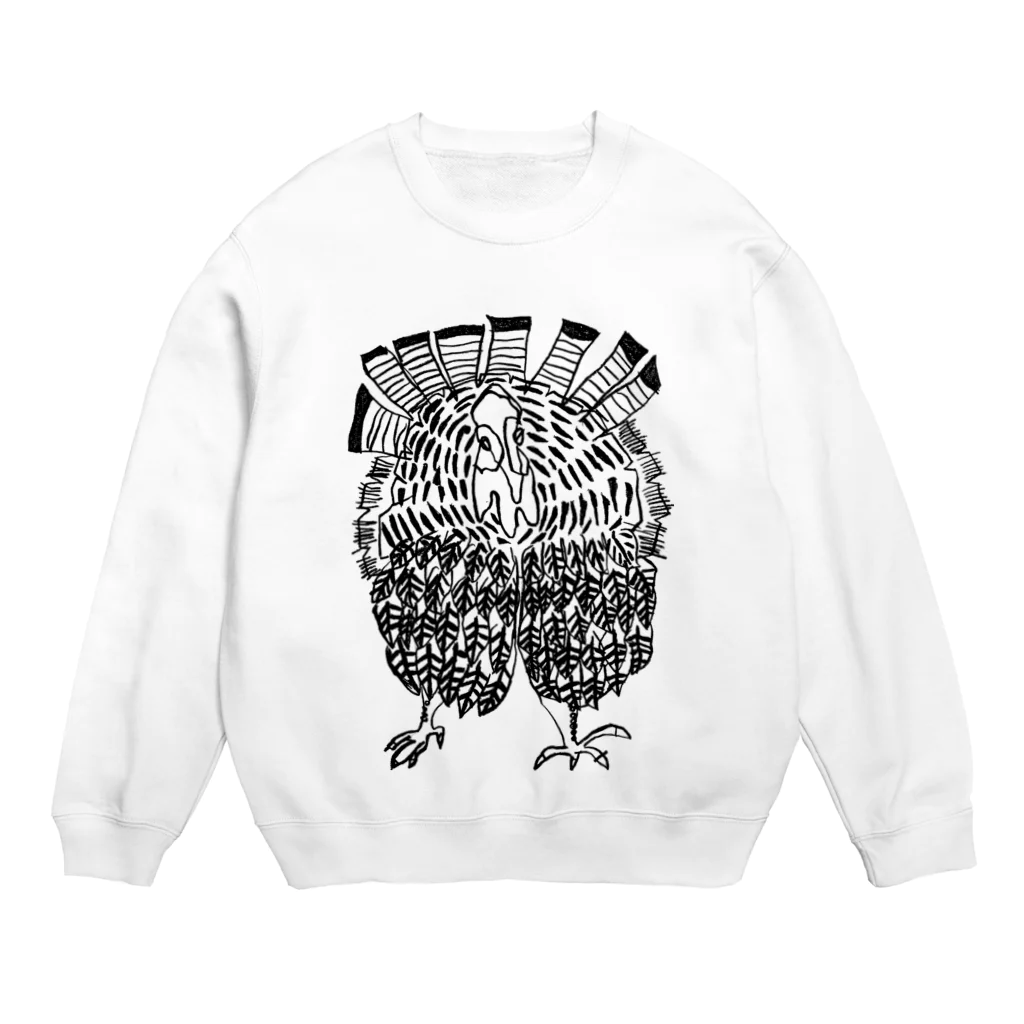 miyukinoeの七面鳥くん Crew Neck Sweatshirt