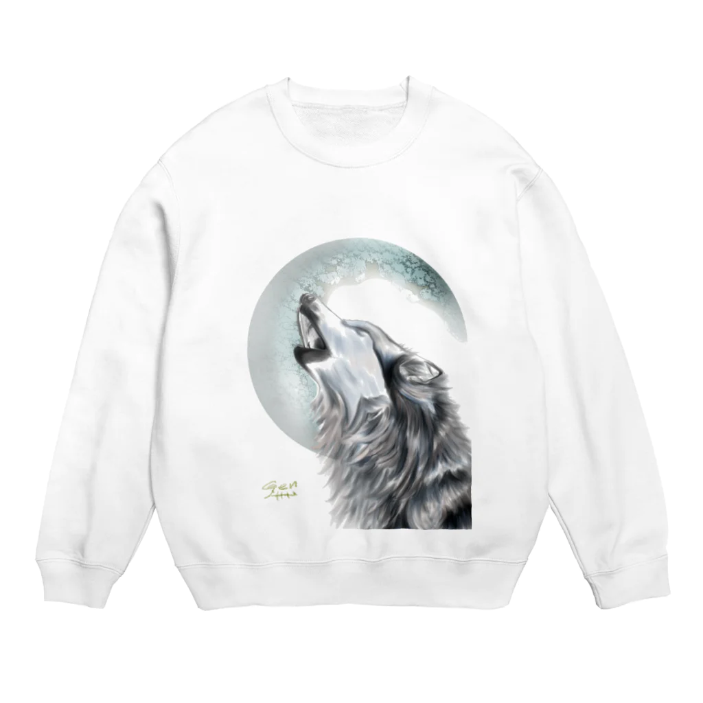 GENさんのお店のMoonWolf Crew Neck Sweatshirt