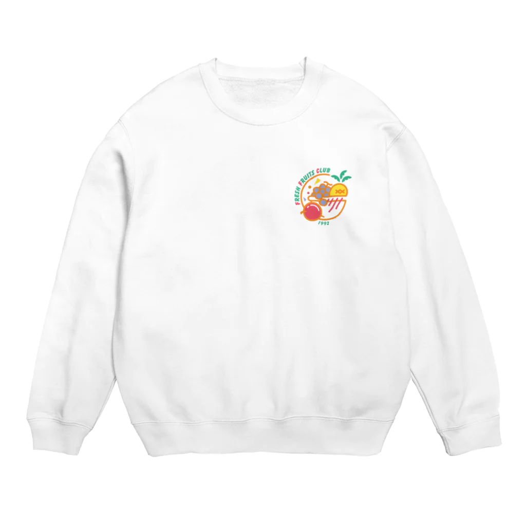 リサイクルショプ かそうのフレッシュフルーツクラブ（ポップ） Crew Neck Sweatshirt