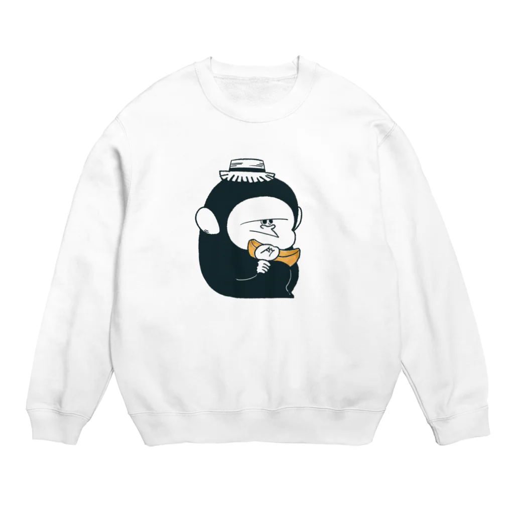 MINI BANANA ゴリラの親子のMINI BANANA Crew Neck Sweatshirt