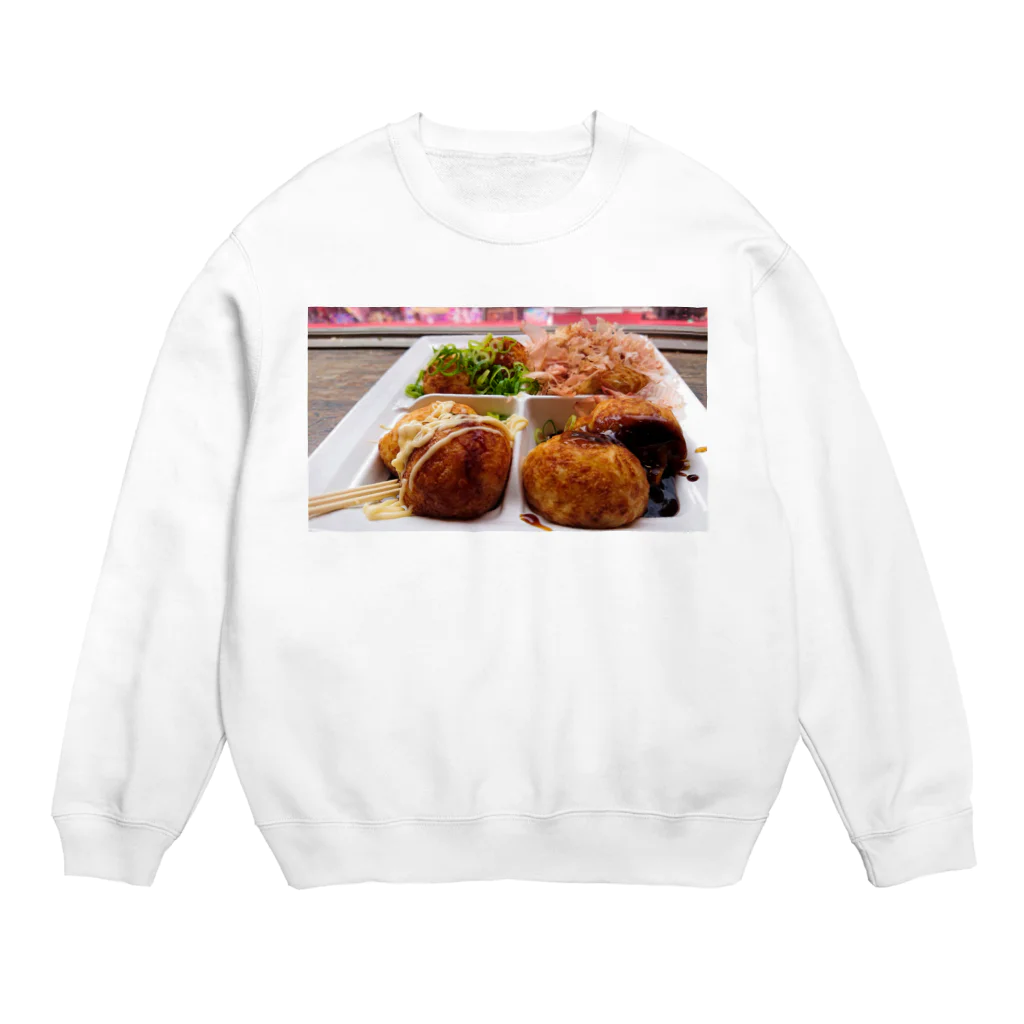 I LOVE OKINAWAのI LOVE TAKOYAKI Crew Neck Sweatshirt