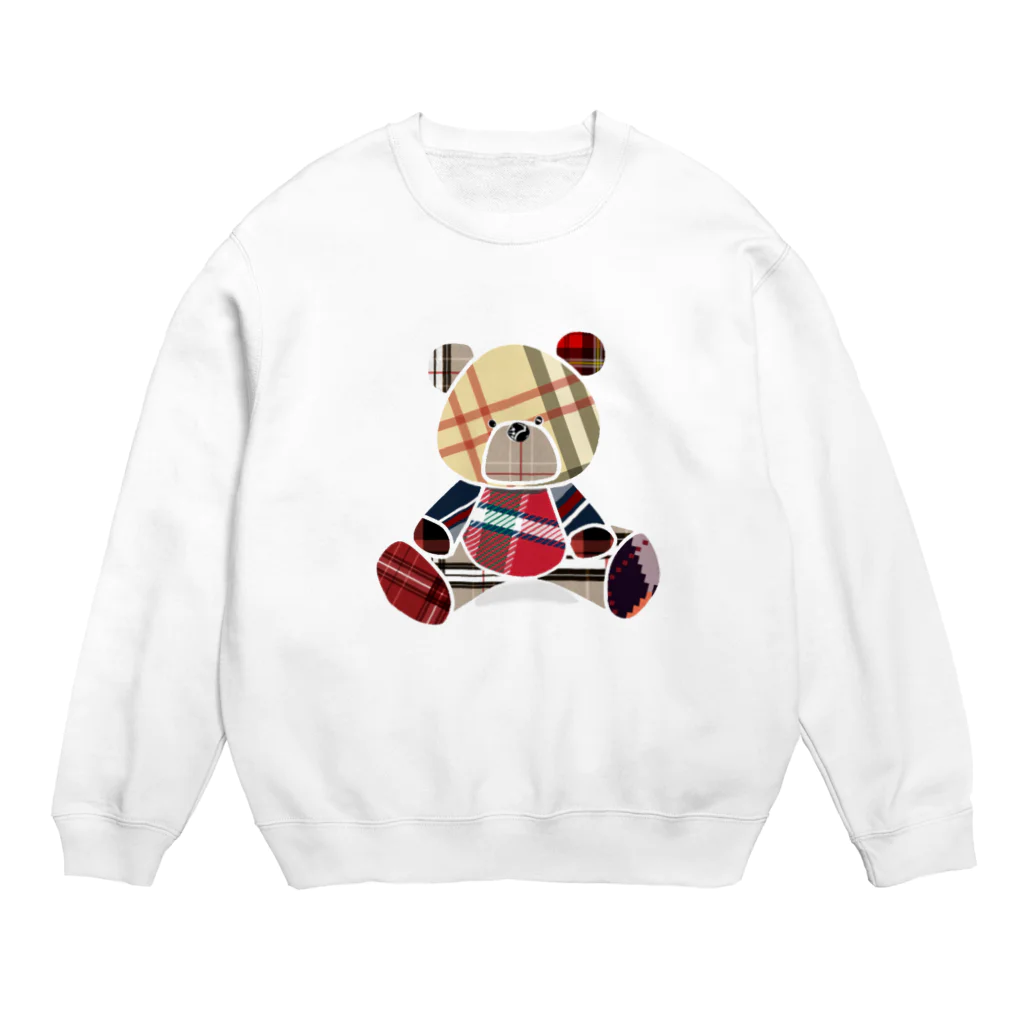  mō 《ﾓｰ》のぼく、くま。 Crew Neck Sweatshirt