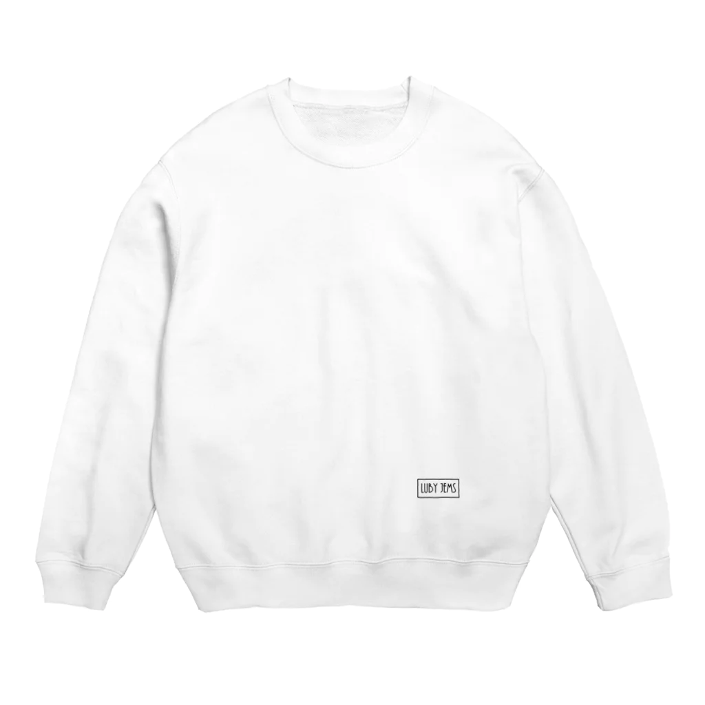 ふたたび るびぃ💎のLuby Jems（絵文字なし） Crew Neck Sweatshirt