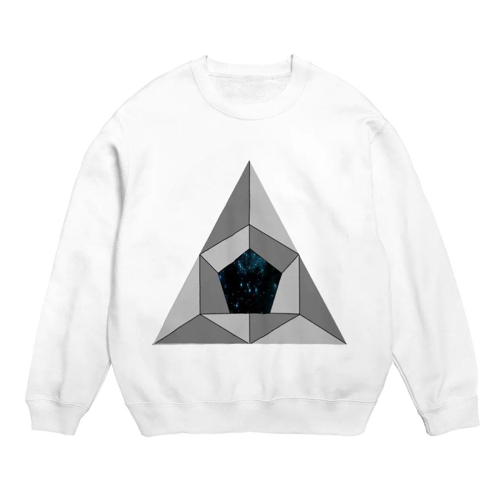 BORNのtriangle Crew Neck Sweatshirt