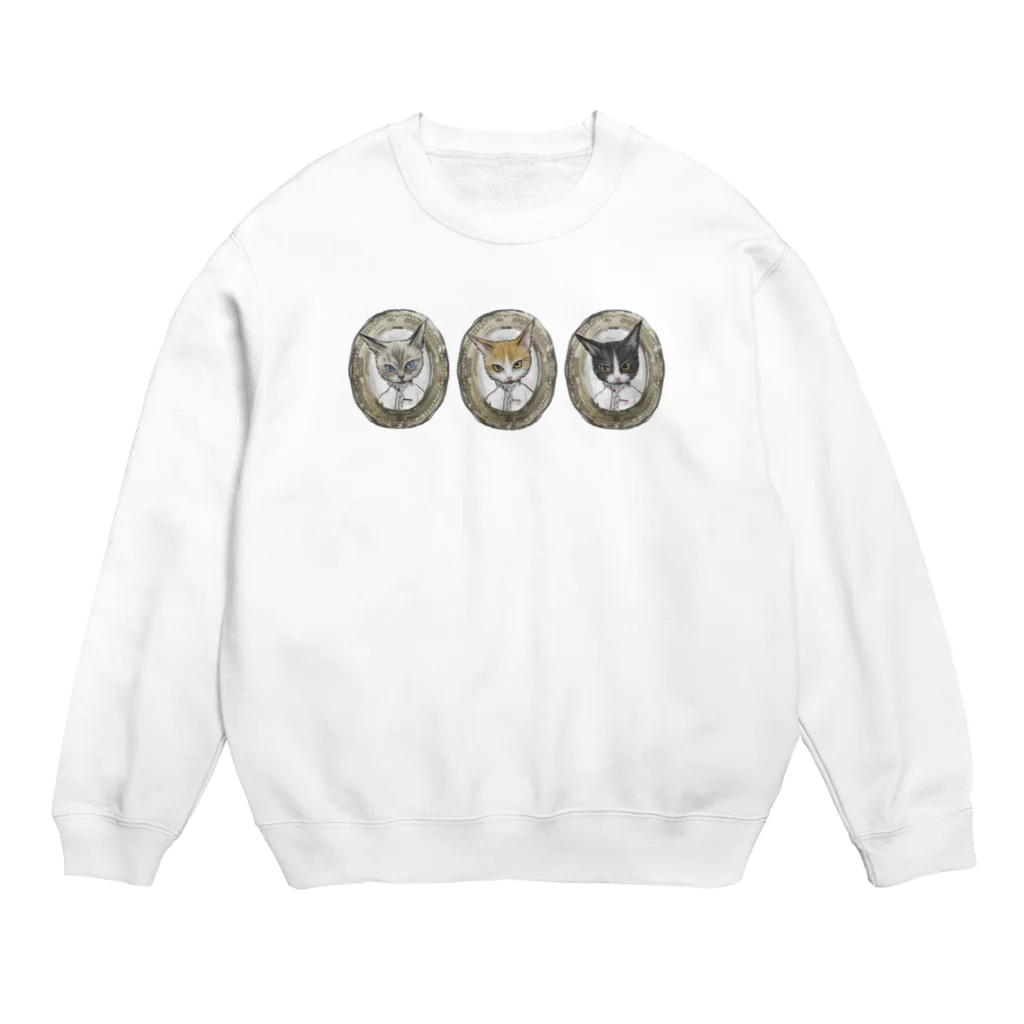 madein8☞shopの3cat-man Crew Neck Sweatshirt