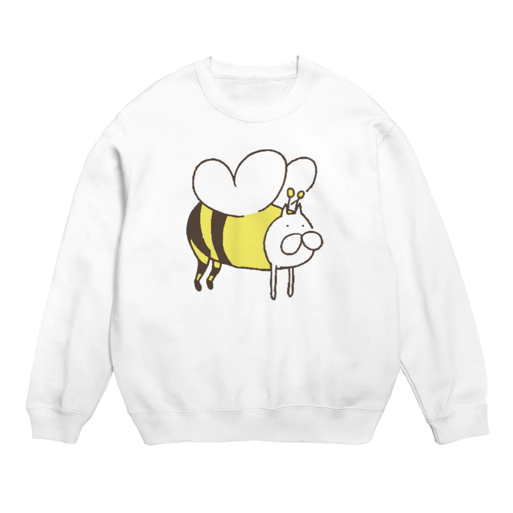 くらきち ONLINE SHOPのねこタイツのみつばちタイツ Crew Neck Sweatshirt