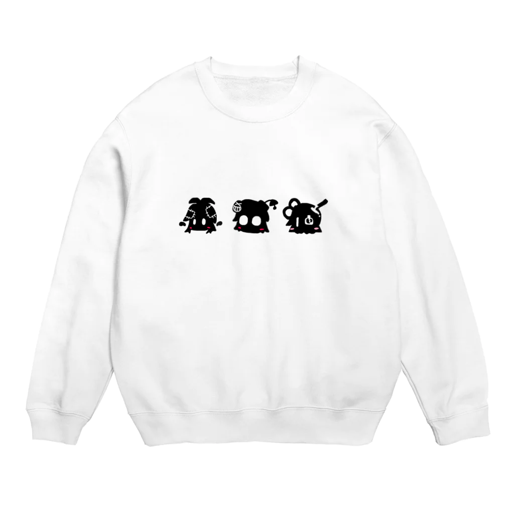 美加地商店のゆかいな3人組 Crew Neck Sweatshirt