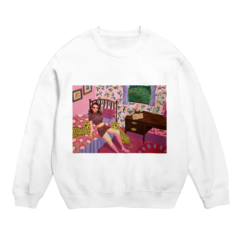 everything happens in the motelのAWAY FROM HERE Crew Neck Sweatshirt