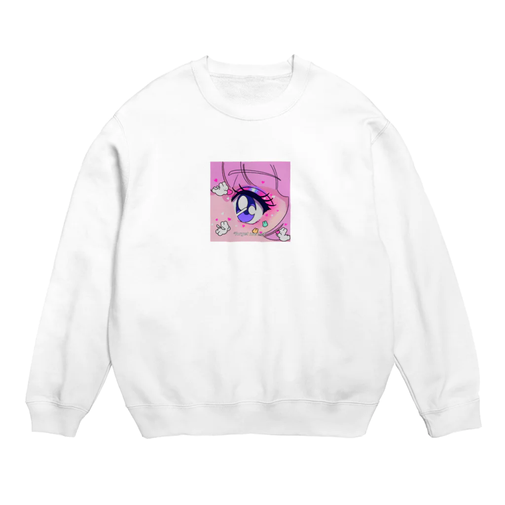 nsnの"Forget me not." Crew Neck Sweatshirt