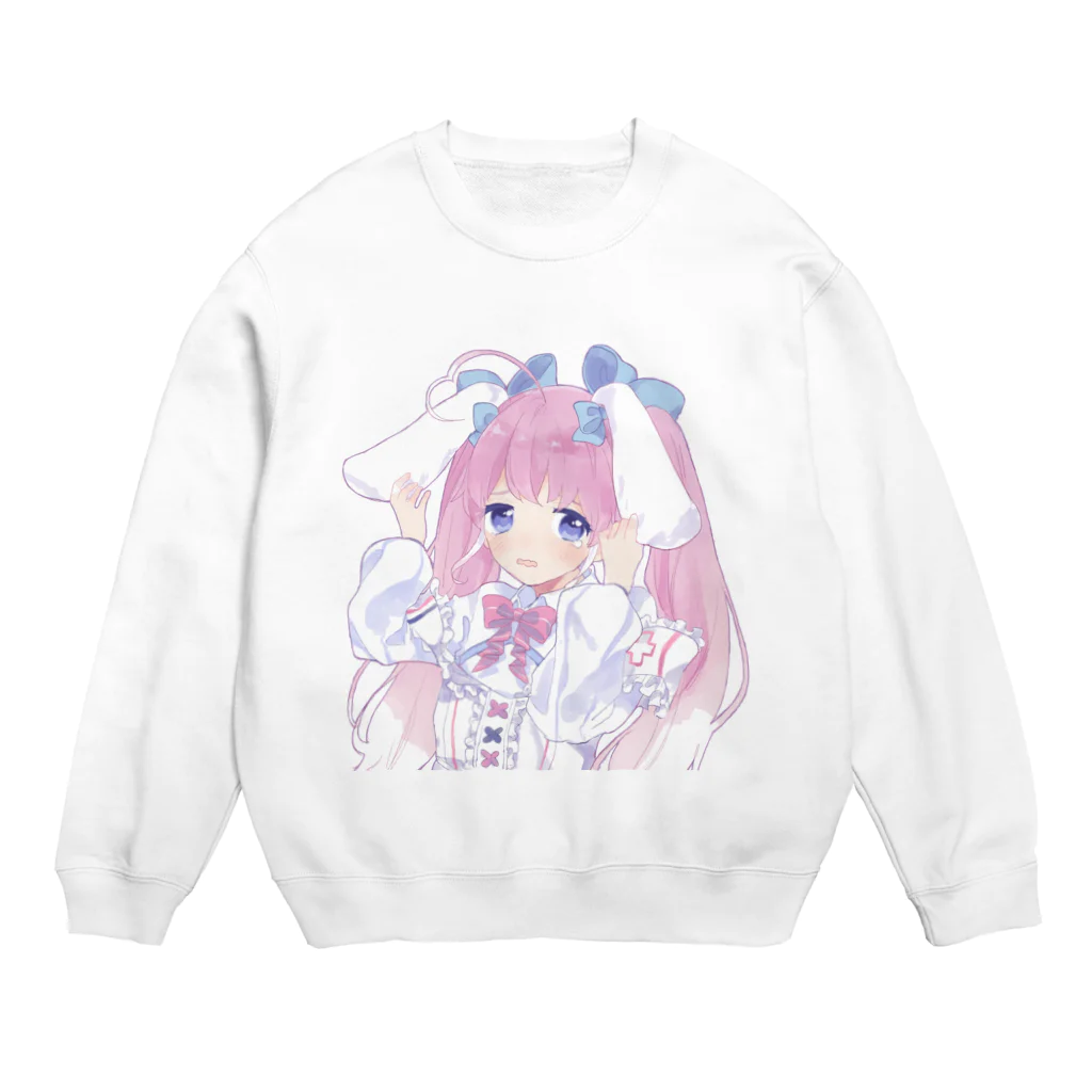 桃雛なの🎀✨@新人Vtuberの恥ずかしがり屋のなのちゃん Crew Neck Sweatshirt