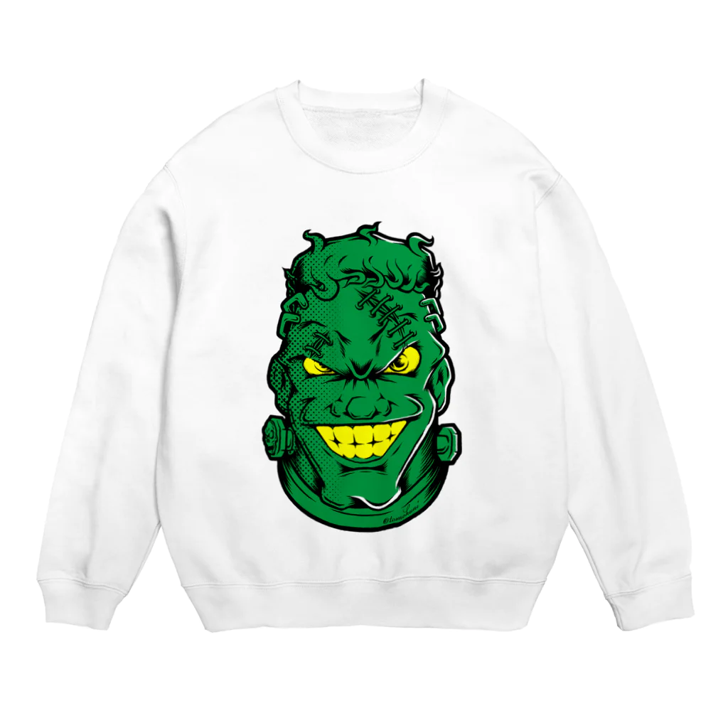 TOMOKUNIのフランケン FACE【カラー】 Crew Neck Sweatshirt