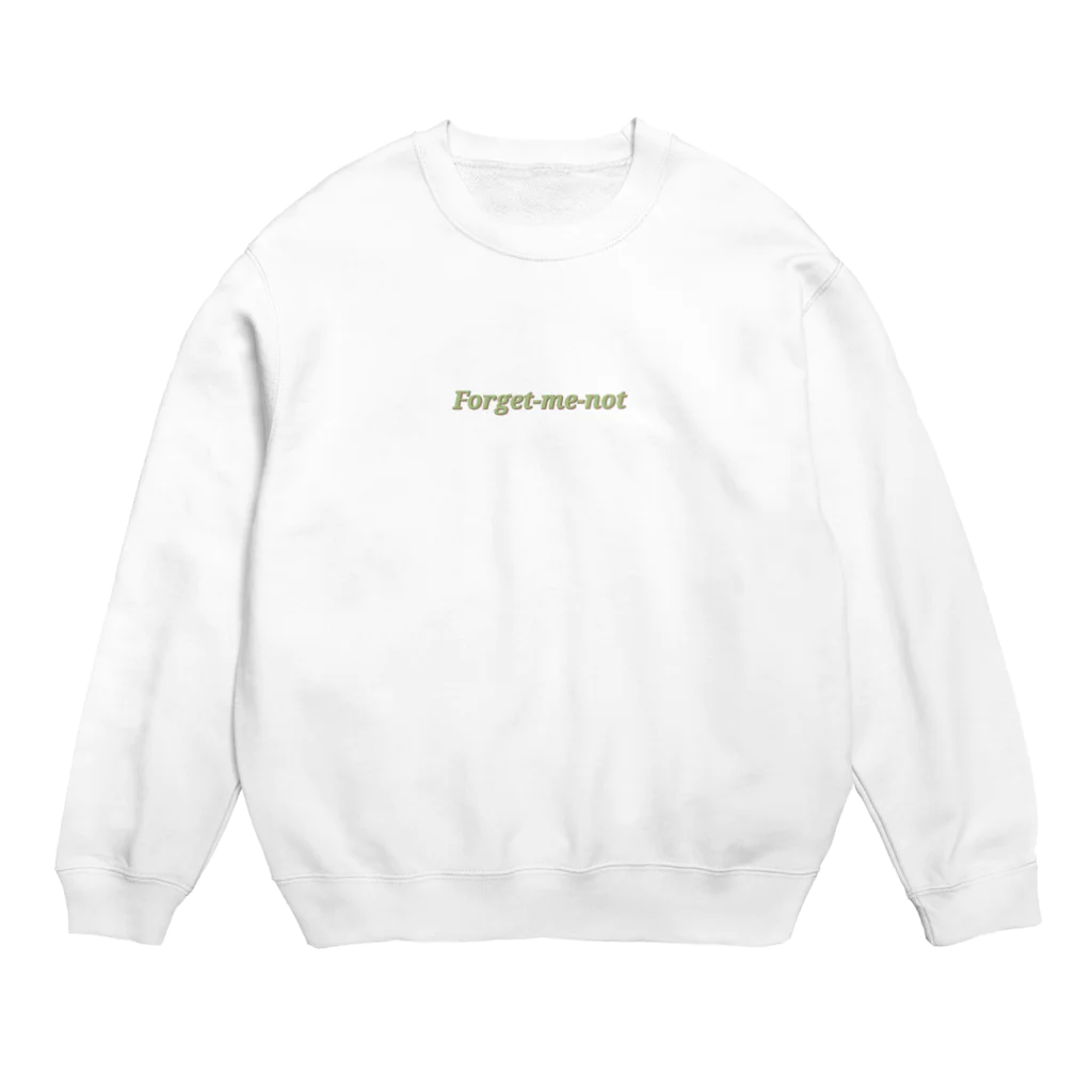 kikishopのForget-me-not(green) Crew Neck Sweatshirt