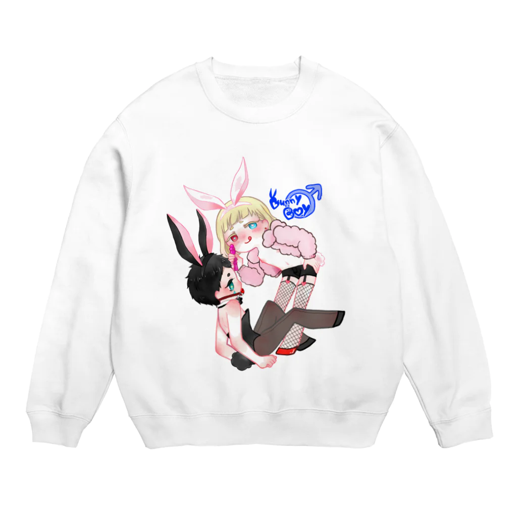 Passco!のBunny B♡y Crew Neck Sweatshirt