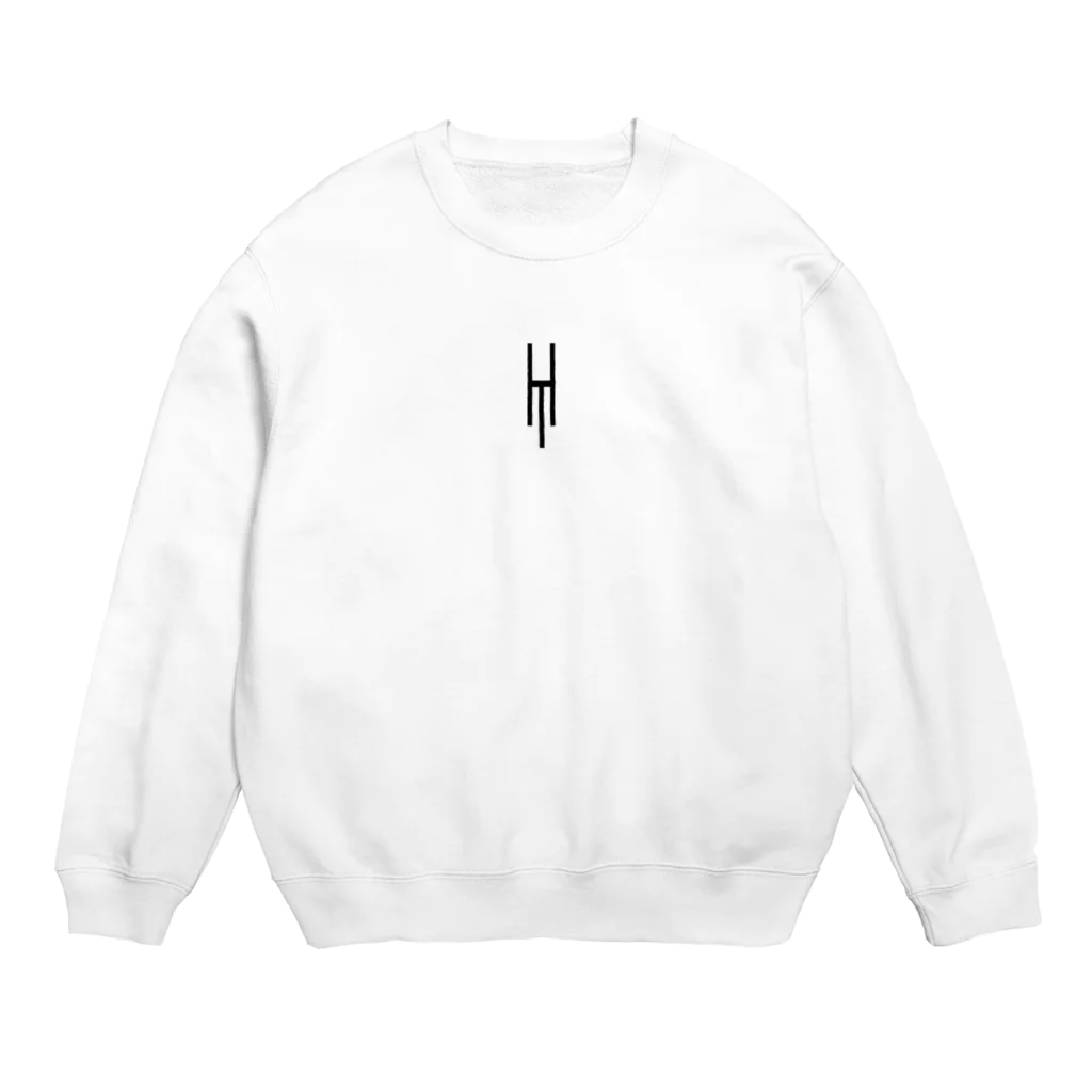 Tsubasa Hayashi Suzuri ShopのTsubara Hayashi Official Logo 【White】 スウェット