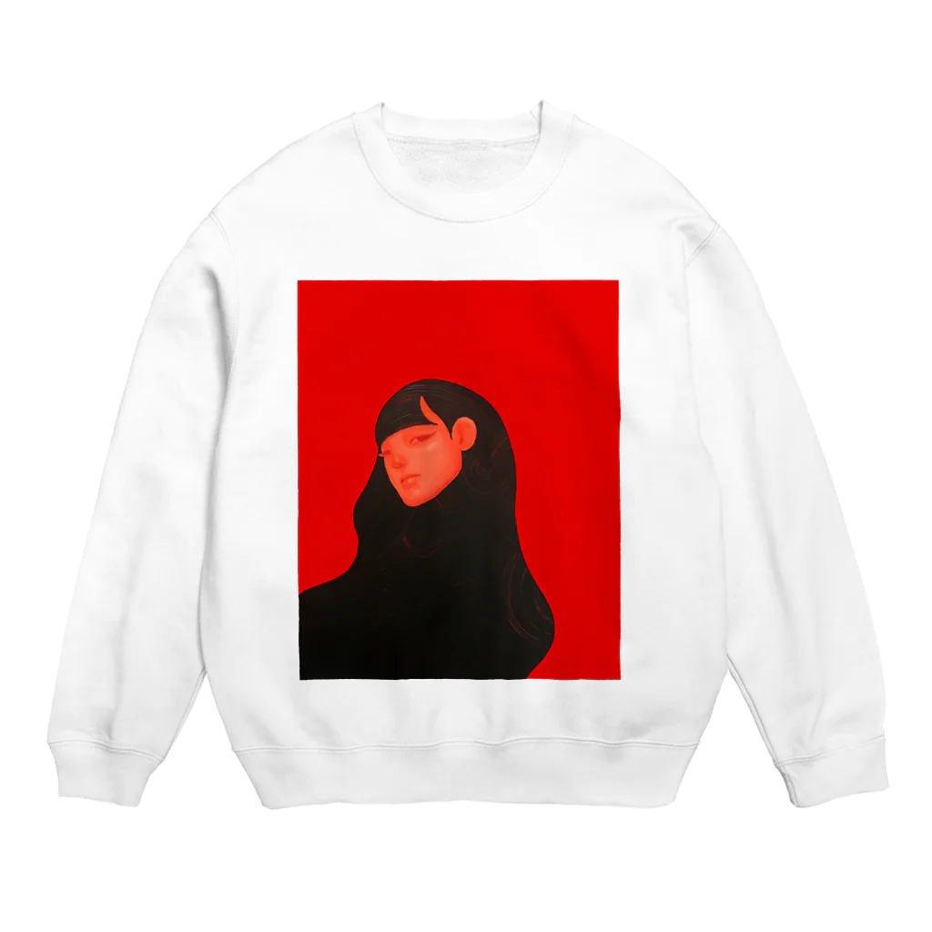 Yamanaka Tomoroの麗髪(うるかみ)シリーズ Crew Neck Sweatshirt