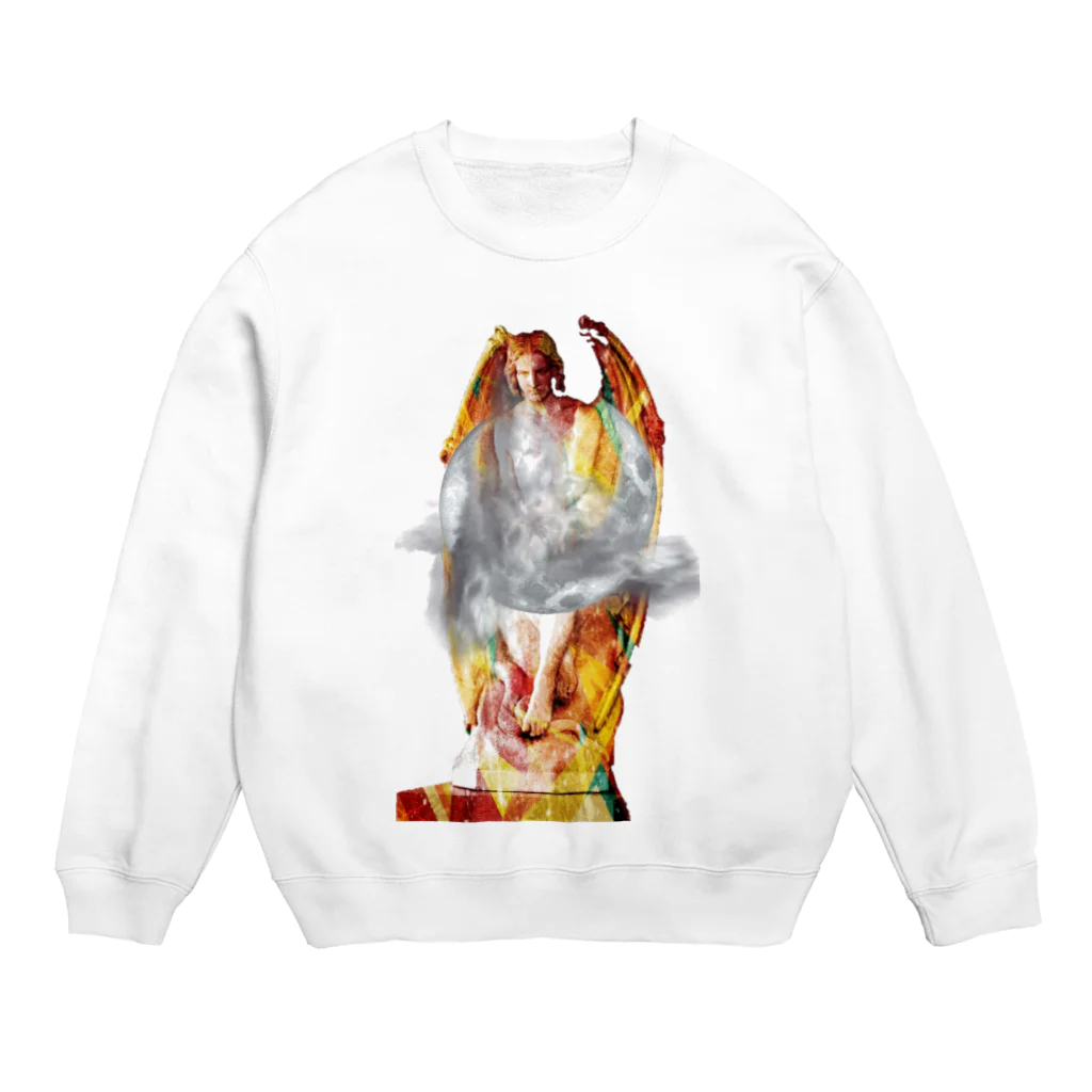 GEREのAbsorbeatur a mense Luciferi Crew Neck Sweatshirt