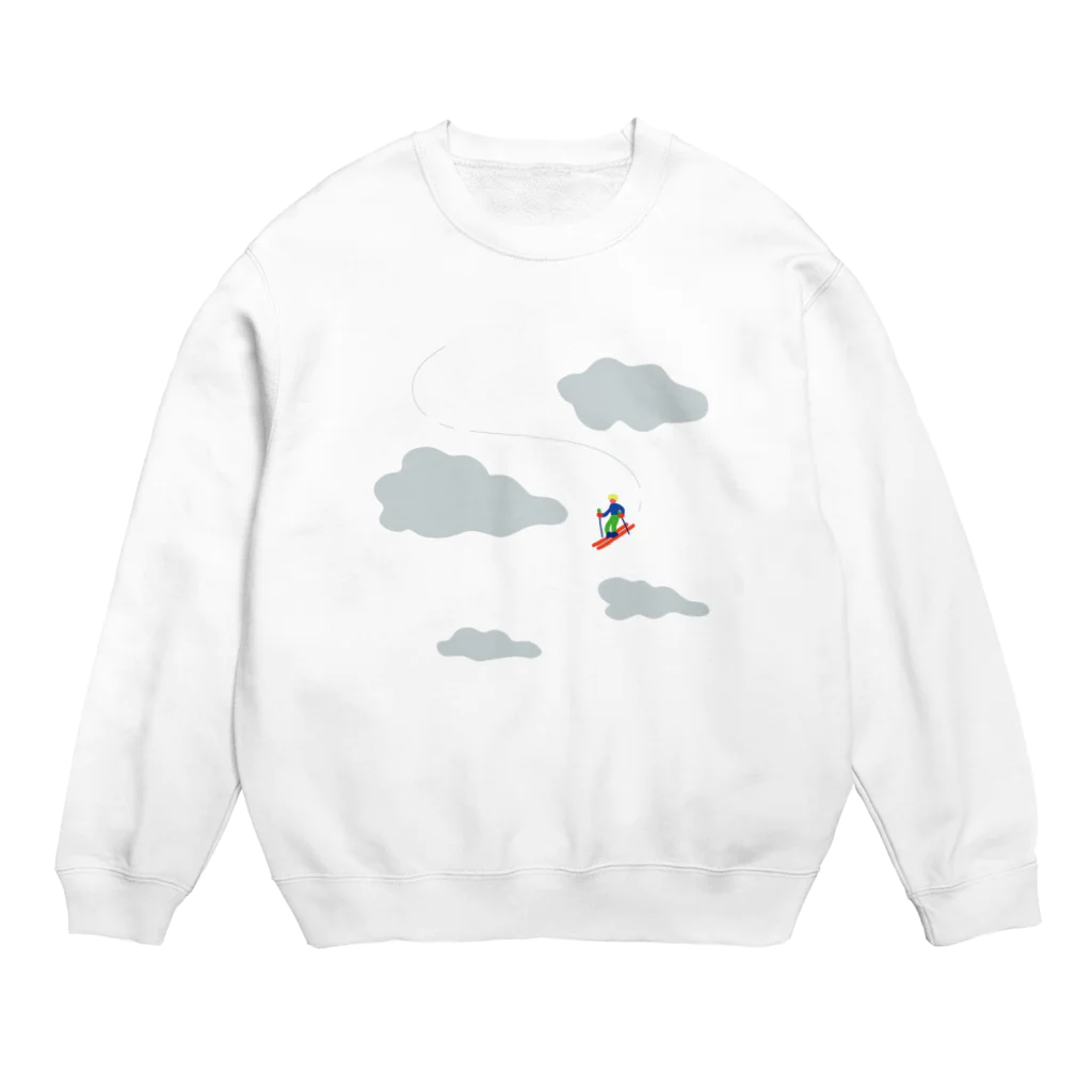 Gallery shopのキミが雪山スウェット Crew Neck Sweatshirt