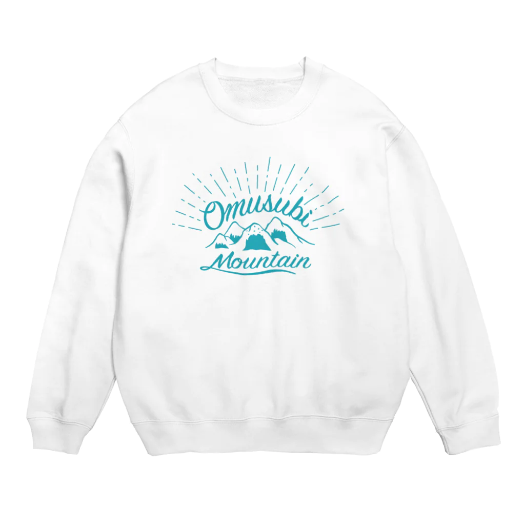 おはしおショップのおむすびマウンテングリーン Crew Neck Sweatshirt