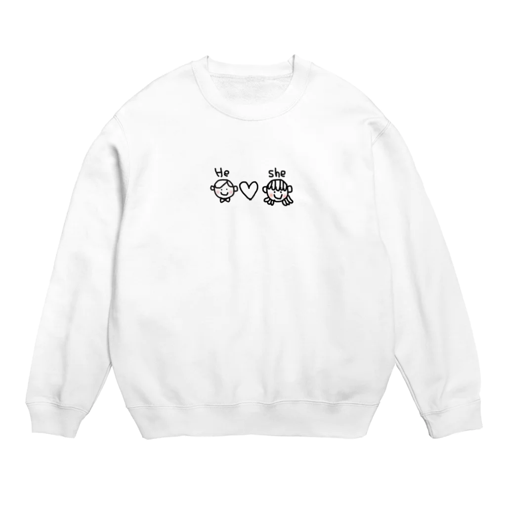 eriidのかっぷる Crew Neck Sweatshirt