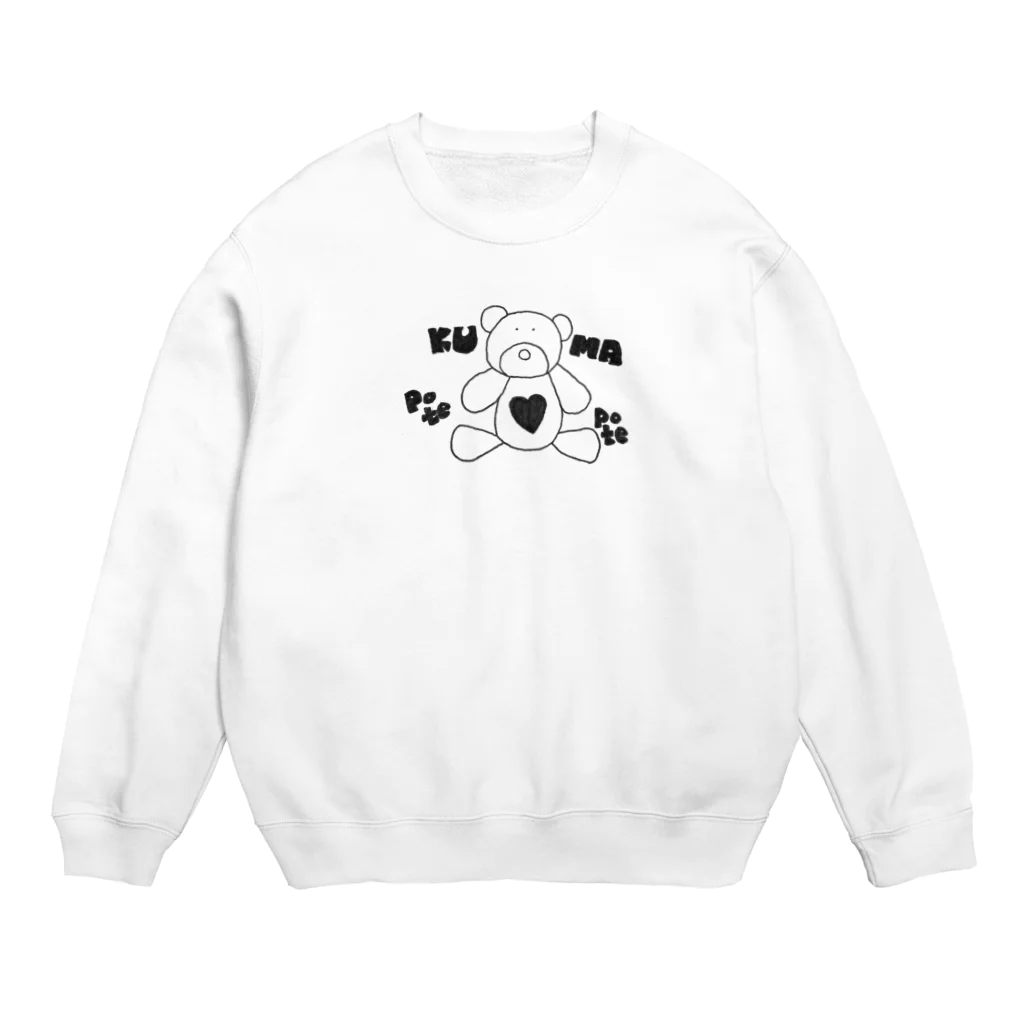 chuncoroのぽてくま Crew Neck Sweatshirt