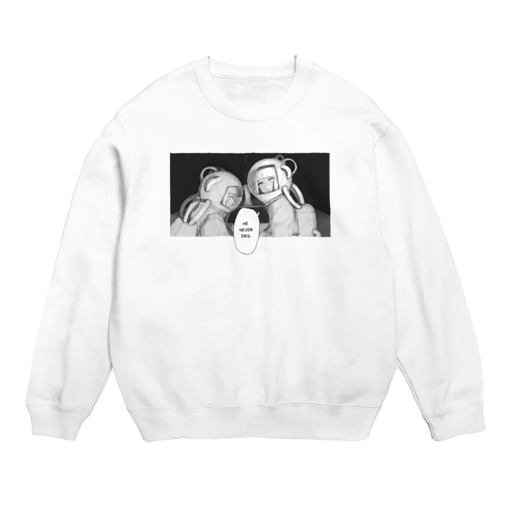 沼田ゾンビ⁉️のぼくらのほしでしたぐっず Crew Neck Sweatshirt