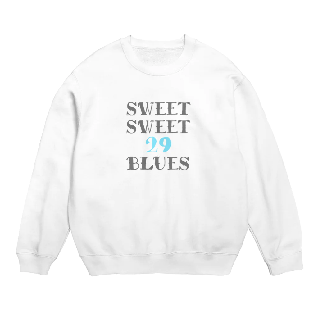 ハラシバキ商店のSWEET 29 BLUES Crew Neck Sweatshirt