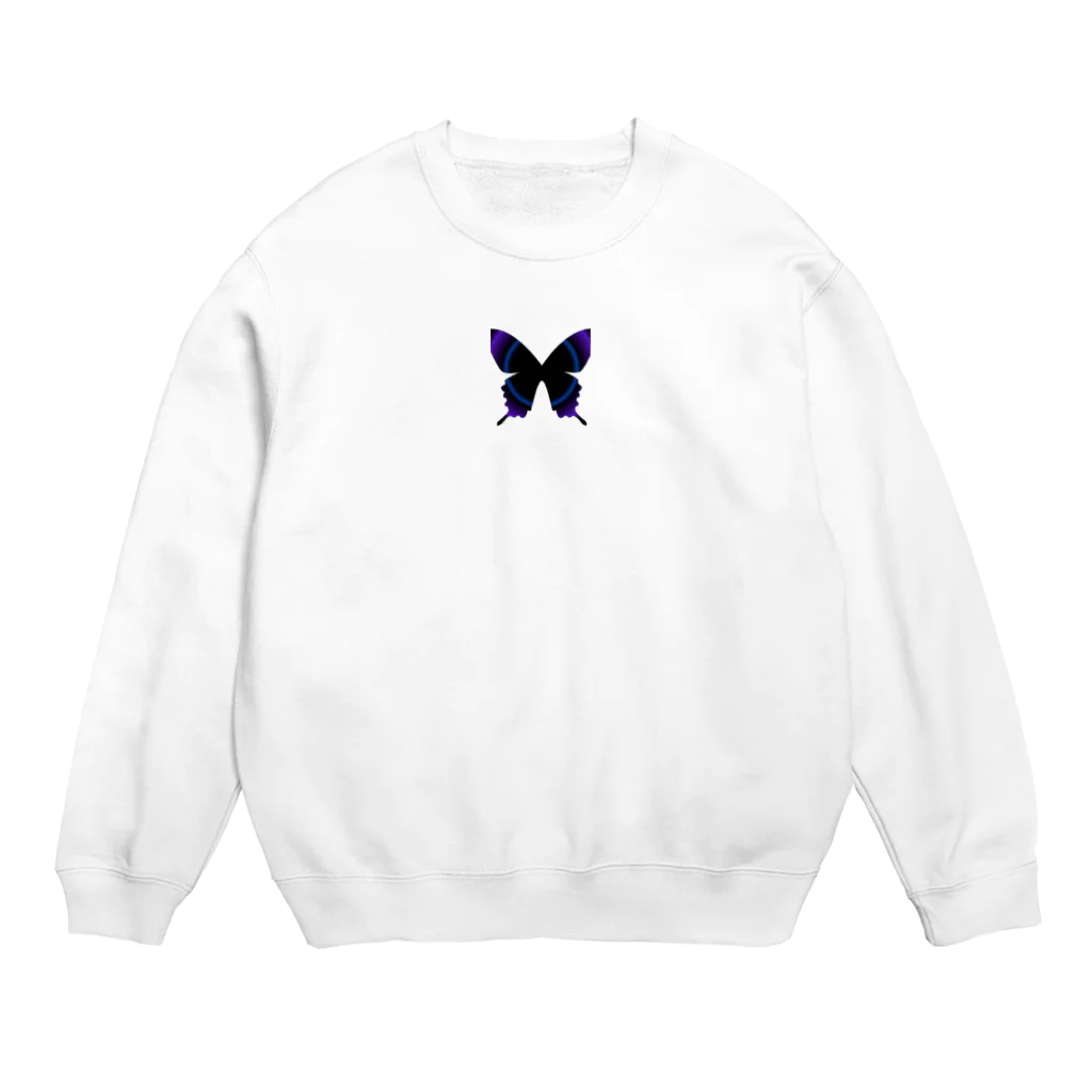 Ikawa  Yuukiのダークネスな蝶 Crew Neck Sweatshirt