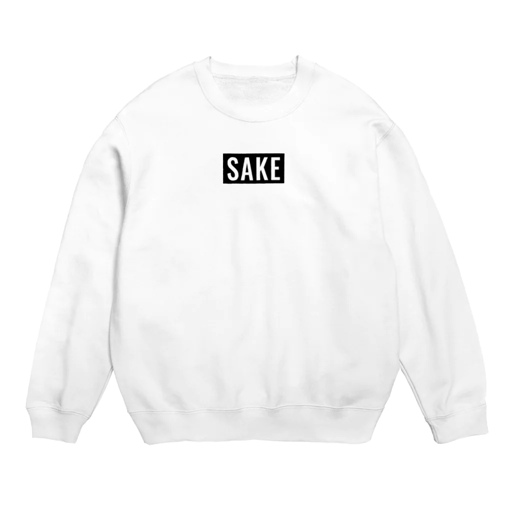 kozukuzukzのSAKE（ロゴ風） Crew Neck Sweatshirt