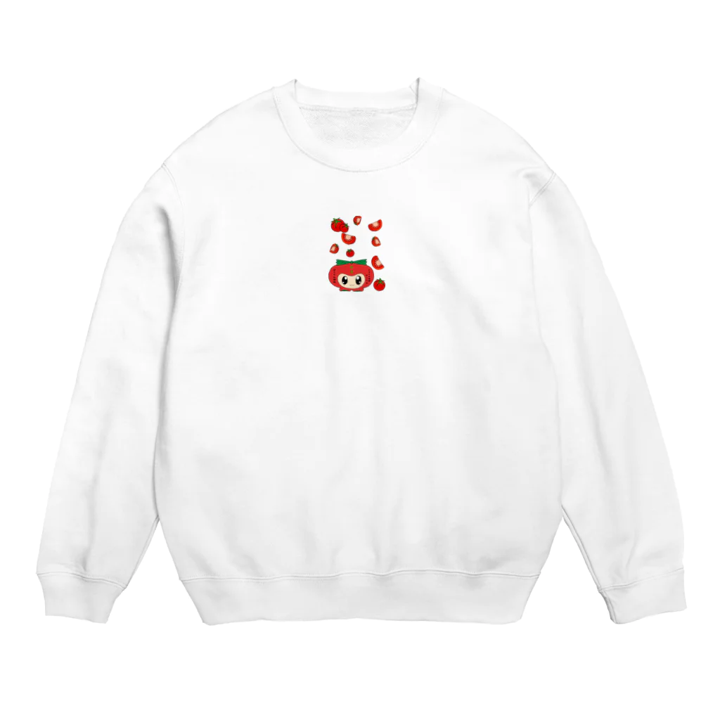 ぴこりんshopのミニトマトの妖精ぴこりん Crew Neck Sweatshirt