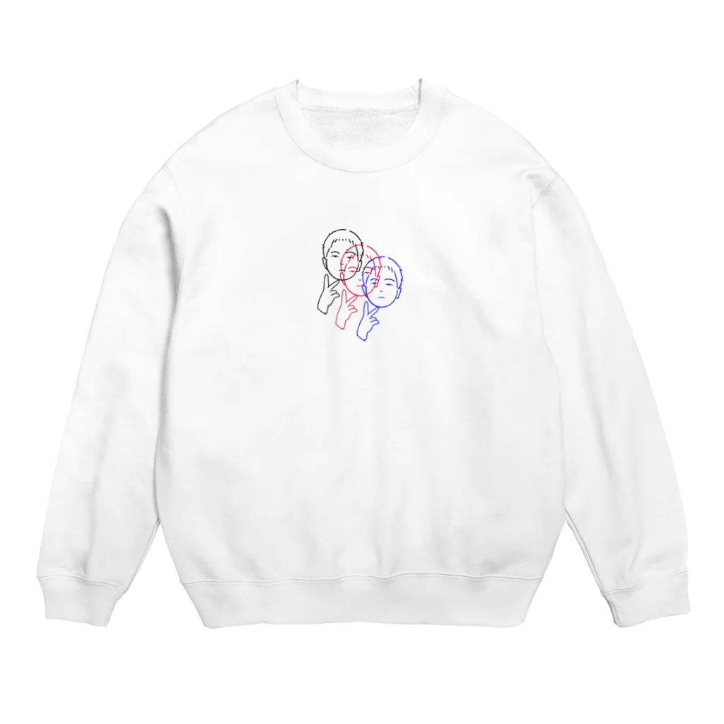 げりのwtf boy3 Crew Neck Sweatshirt