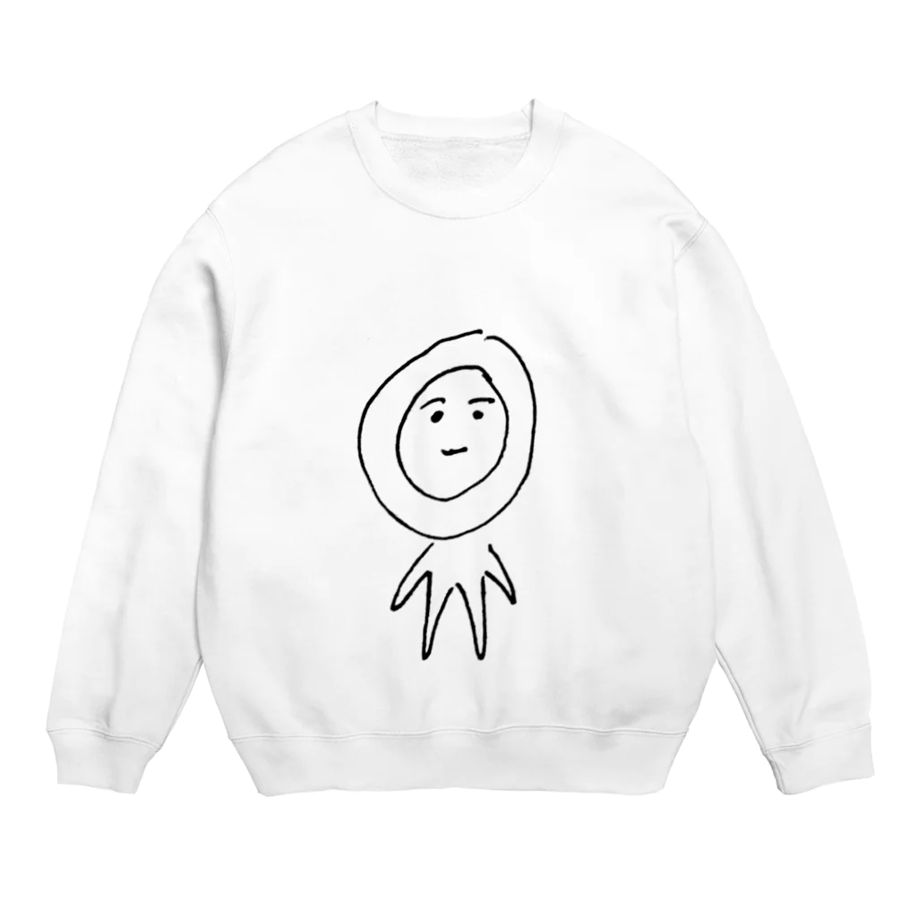 煮玉子ちゃんの煮玉子ちゃん Crew Neck Sweatshirt