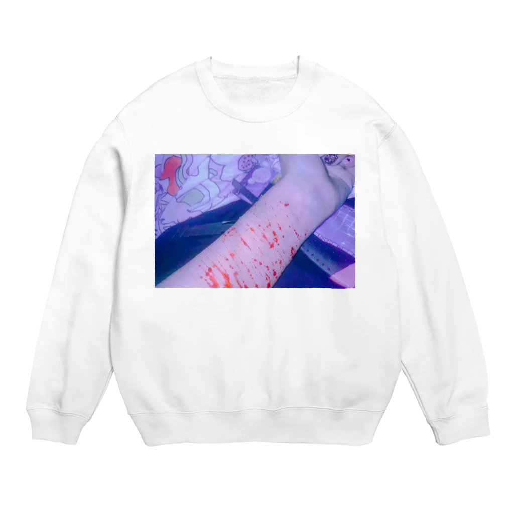 オカザキさんの友達のコンカフェ嬢 Crew Neck Sweatshirt