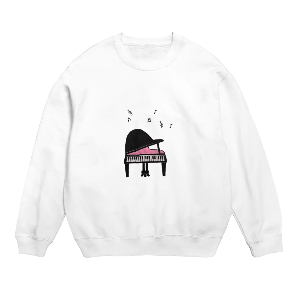 ル.ボヌールのグランドピアノ Crew Neck Sweatshirt