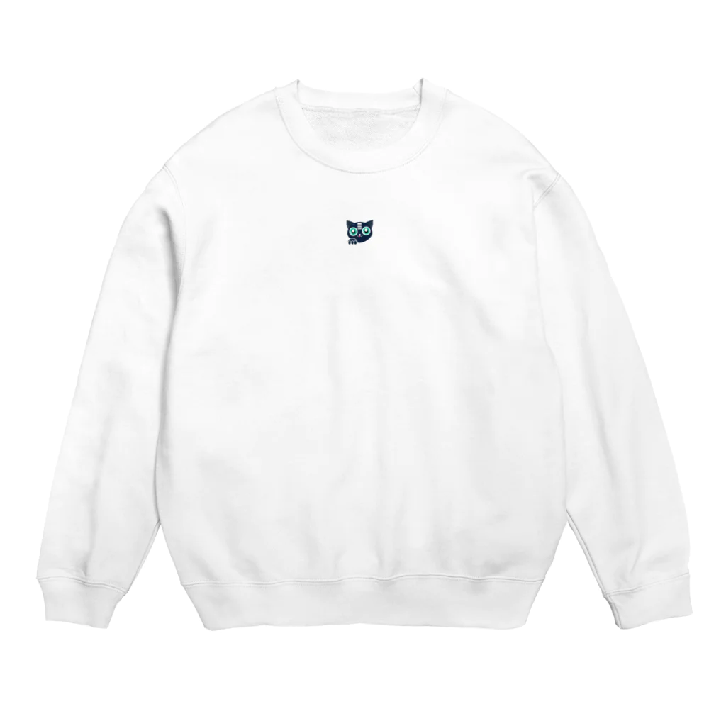 クロスにゃん：クロスウォーク広報のにゃにゃにゃにゃにゃにゃにゃにゃ Crew Neck Sweatshirt