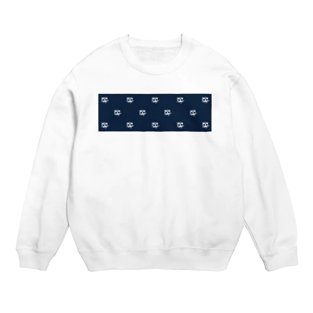 クロスにゃん：クロスウォーク広報のにゃーーーーーーーん Crew Neck Sweatshirt