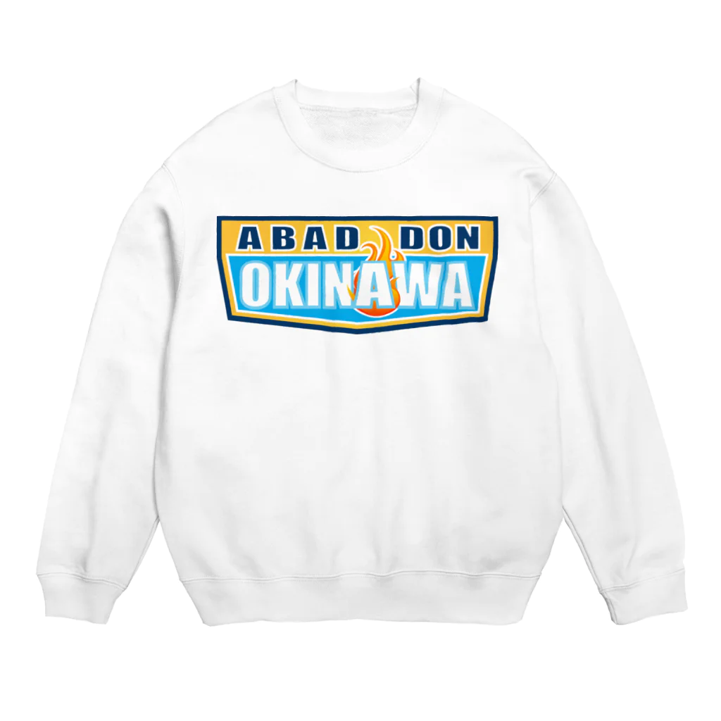 AROのABADDON OKINAWA BLUE LOGO スウェット