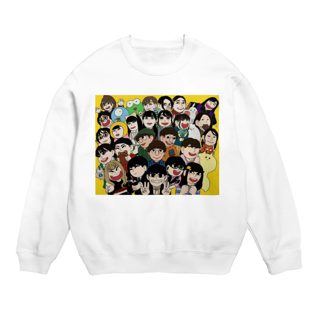 ゆうまの美P大集合 Crew Neck Sweatshirt