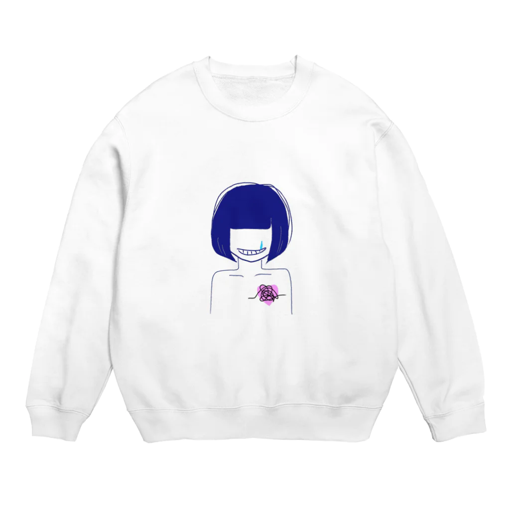 RINの狂子ちゃん Crew Neck Sweatshirt