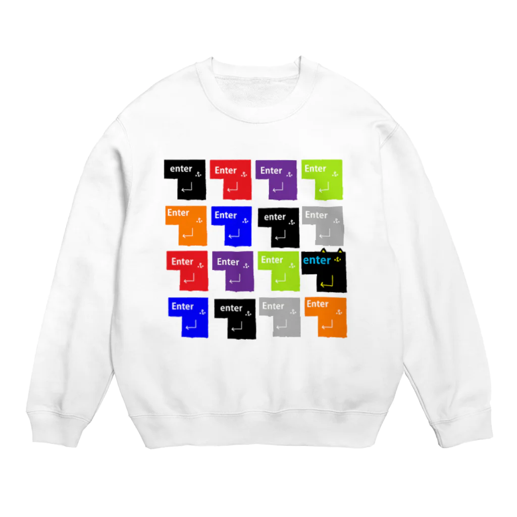 今井優の(・Σ・)のエンターキー Crew Neck Sweatshirt