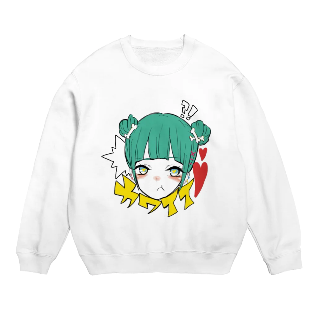 AKKY!のカワイイって発明！ Crew Neck Sweatshirt