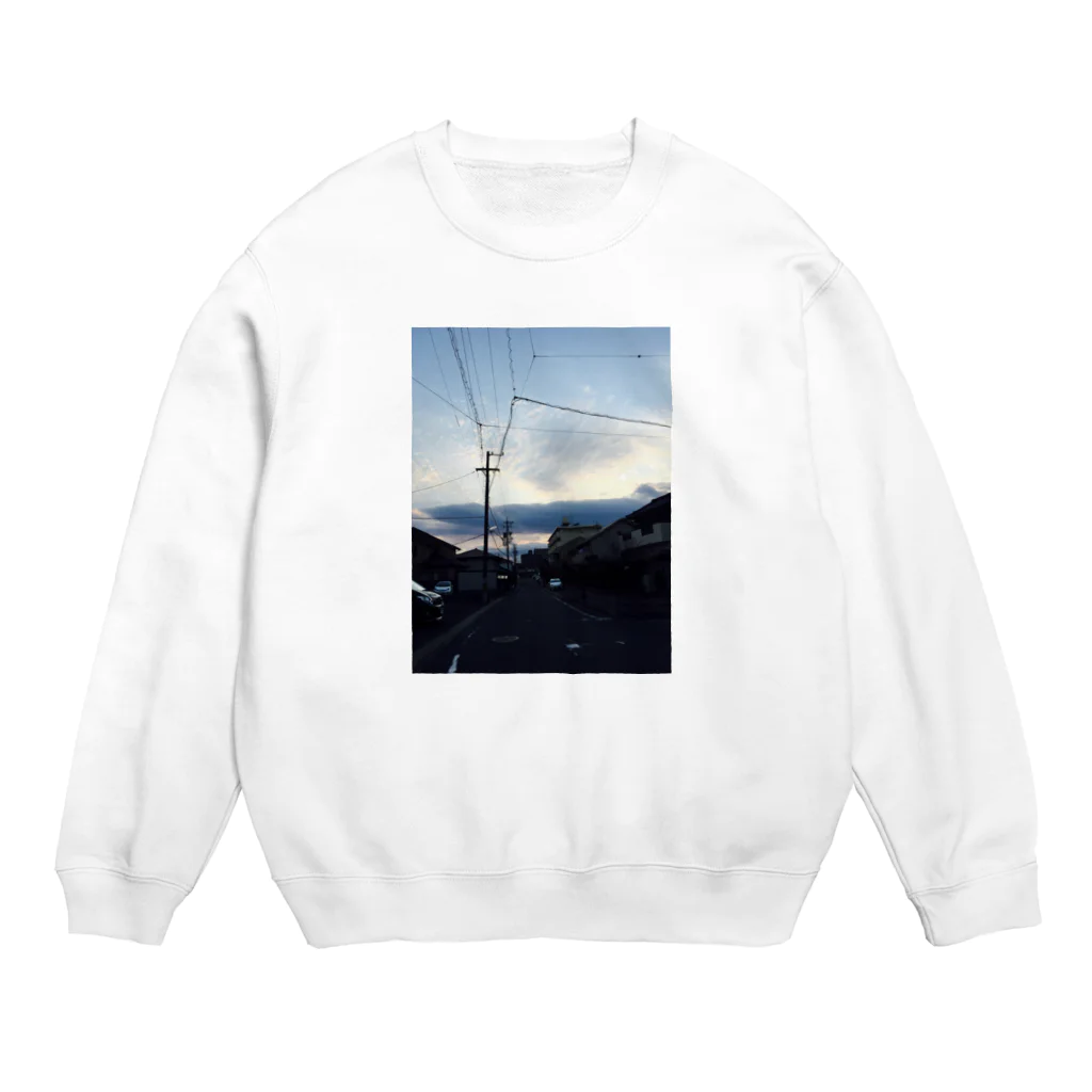 alpha8110の地元 Crew Neck Sweatshirt