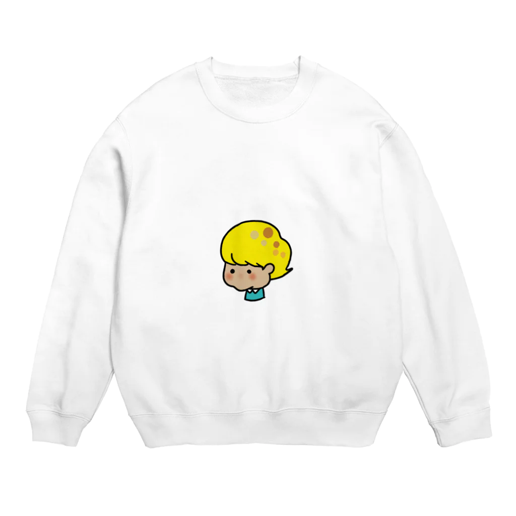 popokoroのえりあし寝癖君 Crew Neck Sweatshirt