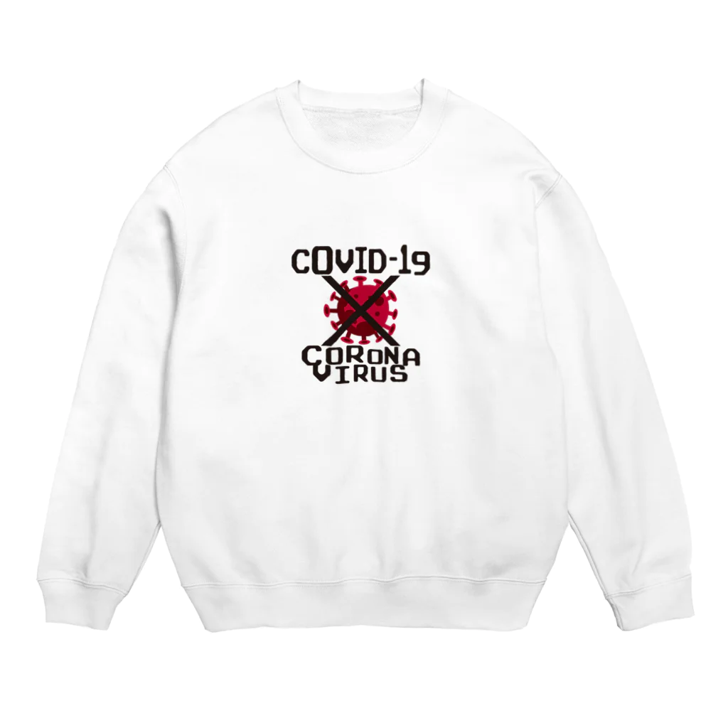 グラフィンの新型コレラウイルス COVID19 01 Crew Neck Sweatshirt